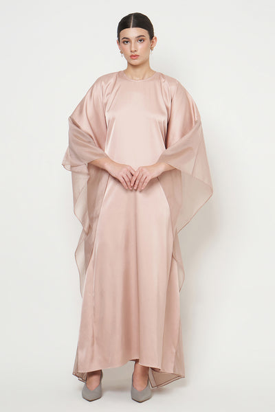 Amari Abaya Dress in Nude