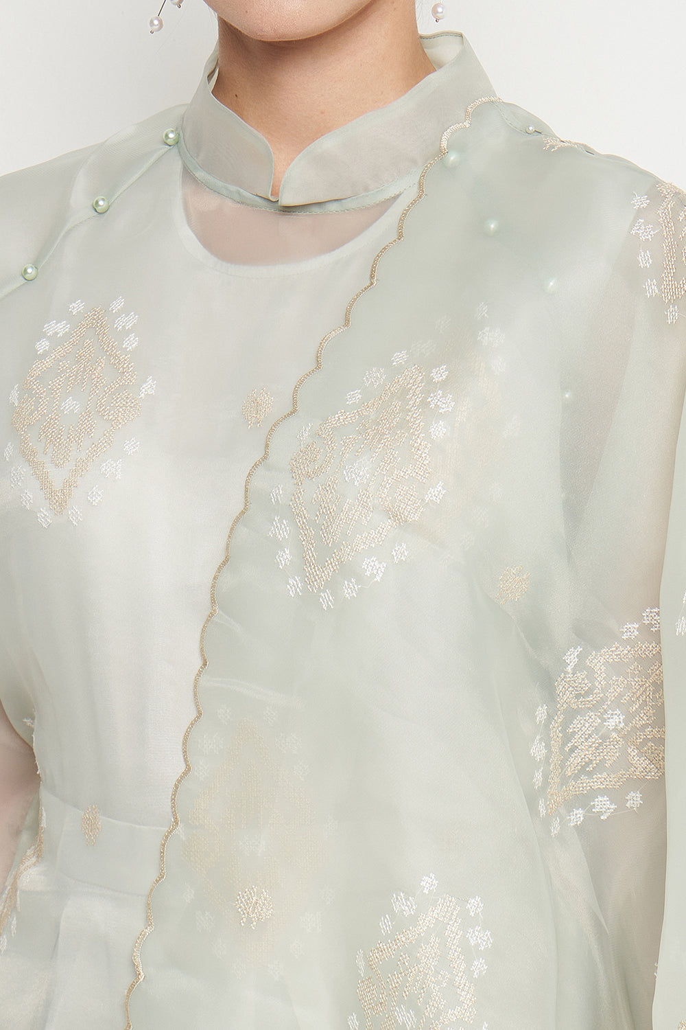 Kirana Tenun Set in Sage