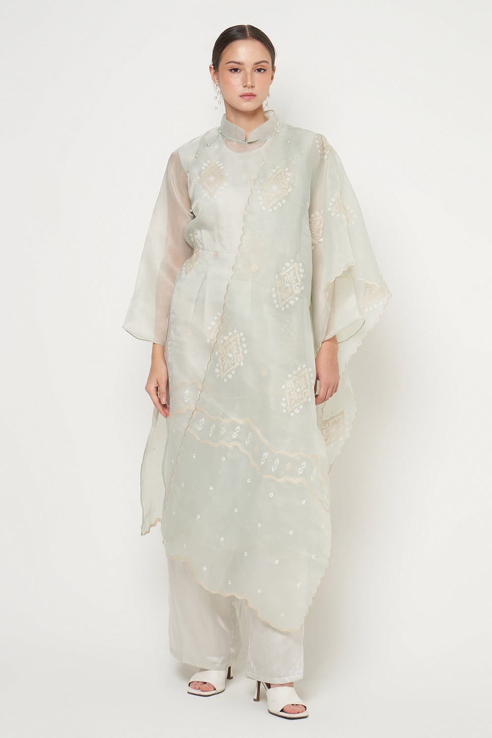 Kirana Tenun Set in Sage