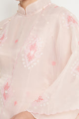 Kirana Tenun Set in Soft Peach