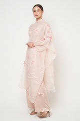 Kirana Tenun Set in Soft Peach