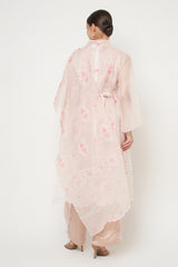 Kirana Tenun Set in Soft Peach