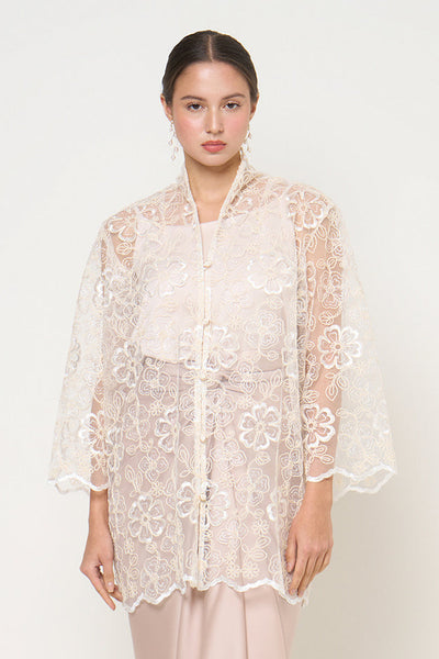 Fazeela Top in Ivory