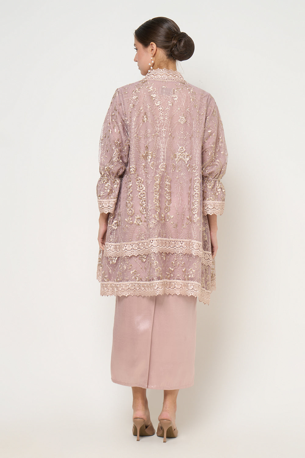 Ayna Outer Top in Violetta Terre