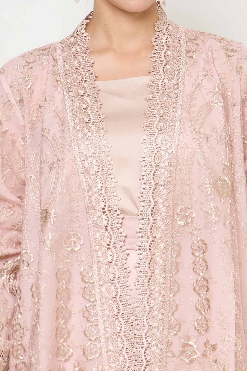 Ayna Outer Top in Pink Dahlia