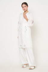 Mekar Tunic Top in Ethernal White