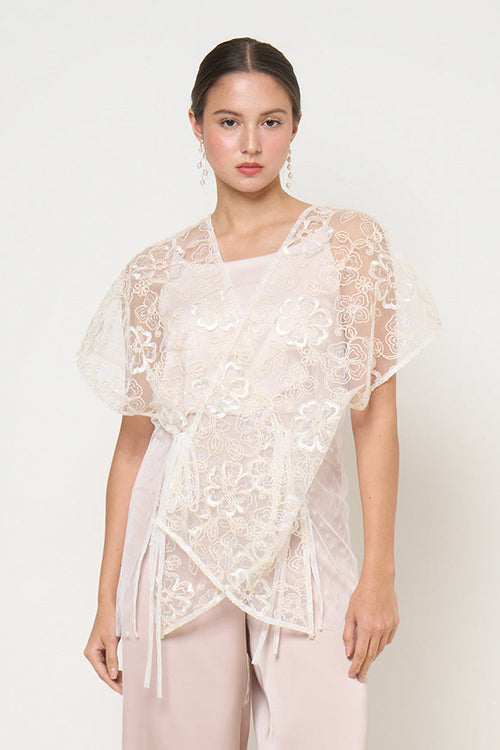 Ghavya Top in Ivory