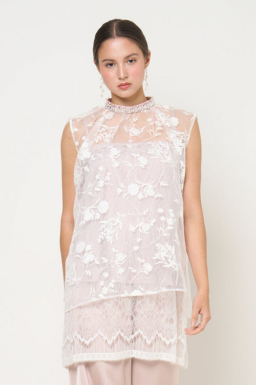 Gwen Top in Off White