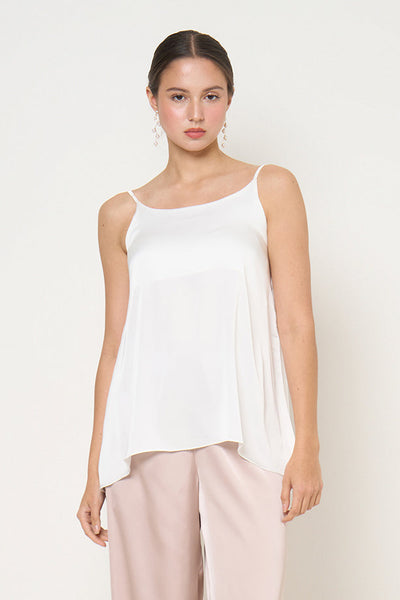 Nara Camisole Top in Broken White