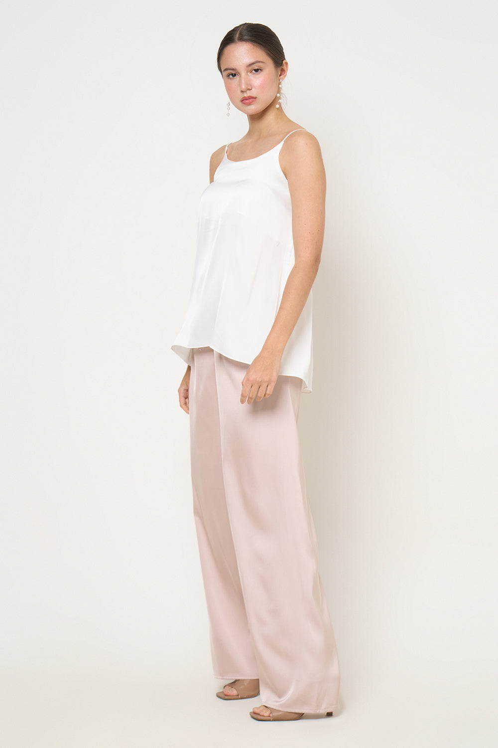 Nara Camisole Top in Broken White