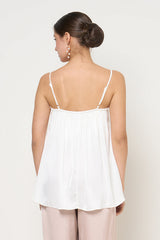 Nara Camisole Top in Broken White