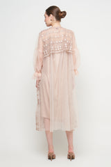 Naomi Dress in Creme Gold