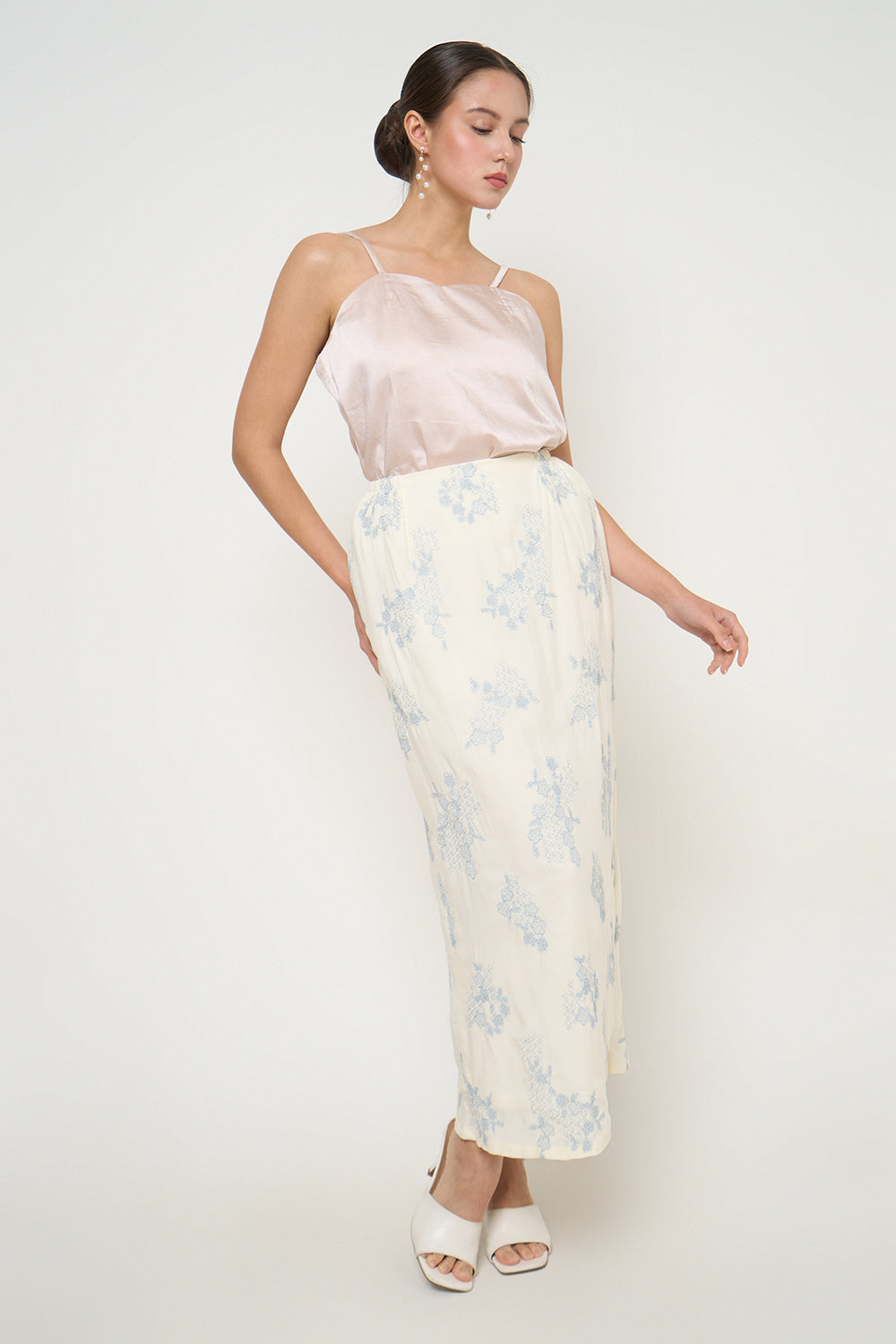 Lulu Skirt in Ice Blue