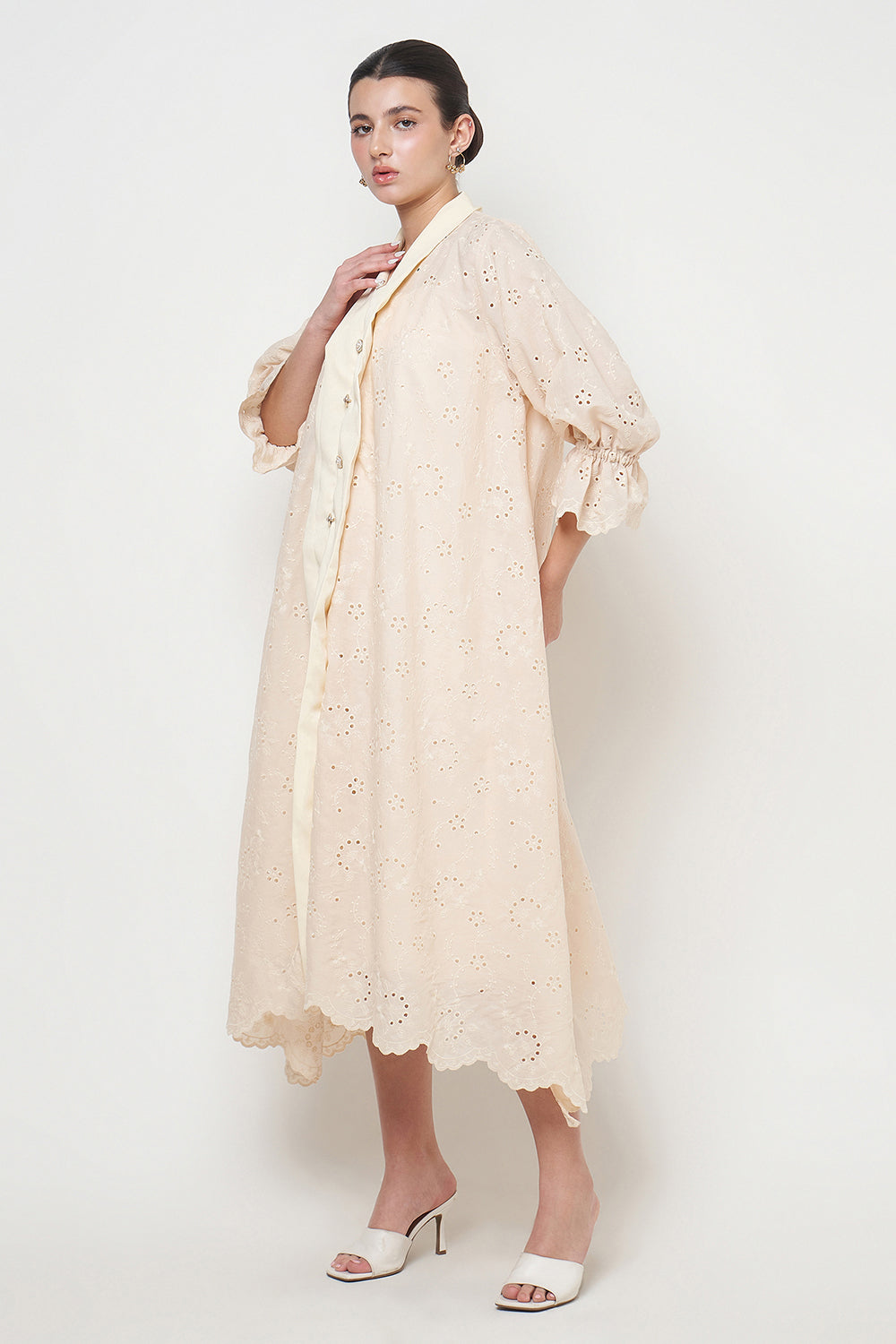 New Amira Dress in Bone