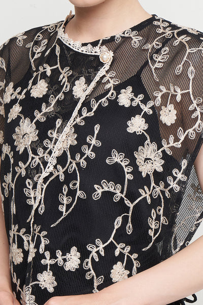 Emily Outer Top in Black