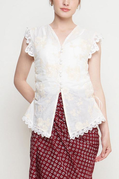 Auri Set in Broken White