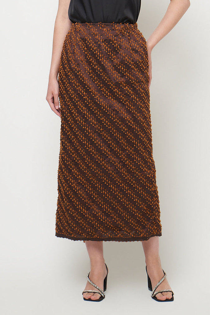 Lalitha Skirt in Mahogani