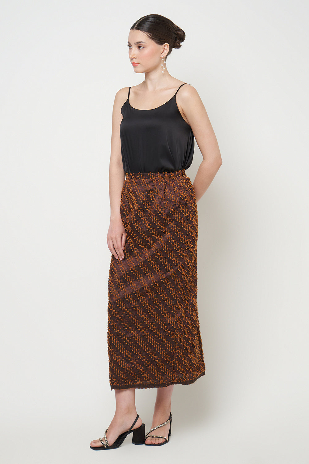 Lalitha Skirt in Mahogani