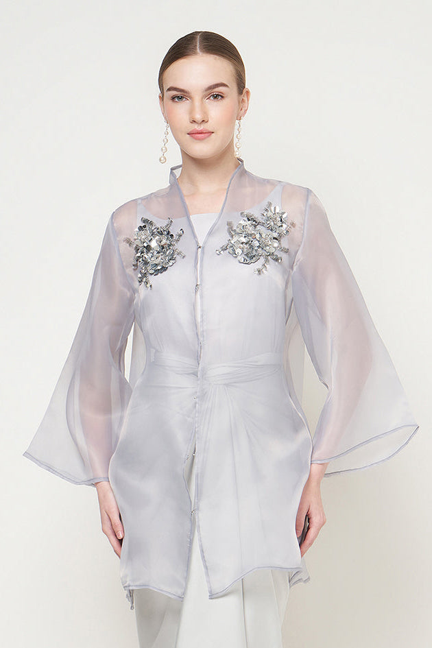 Navya Top in Grey