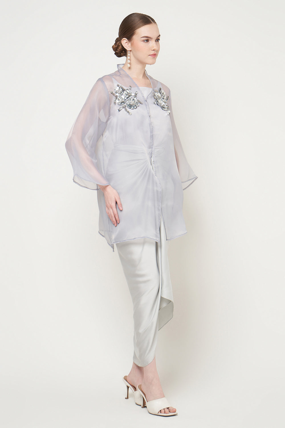 Navya Top in Grey