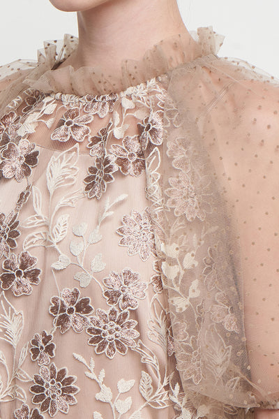 Luna Dress in Nude