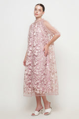 Luna Dress in Dusty Pink