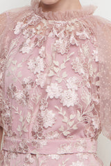 Luna Dress in Dusty Pink