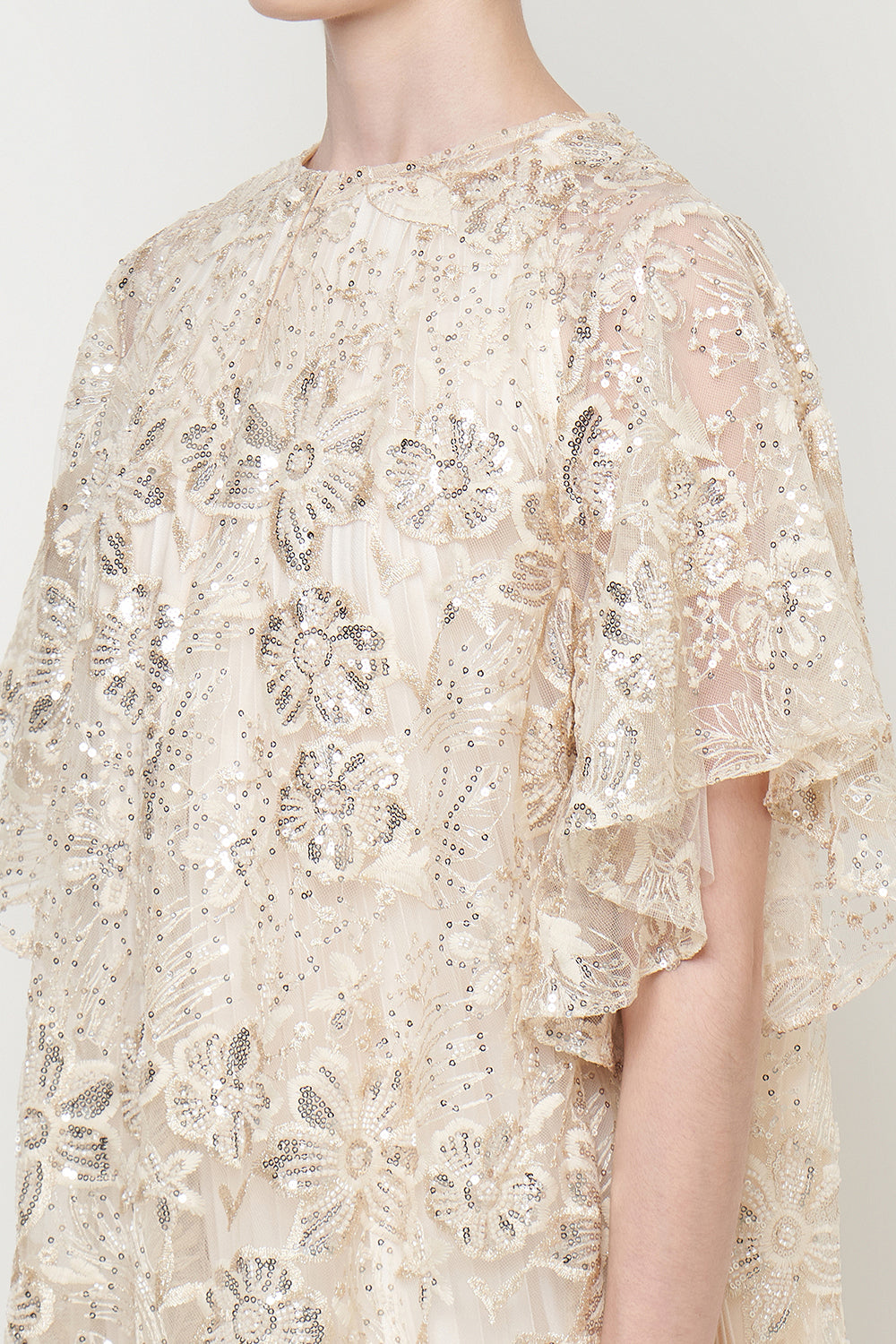Karla Dress in Light Cream