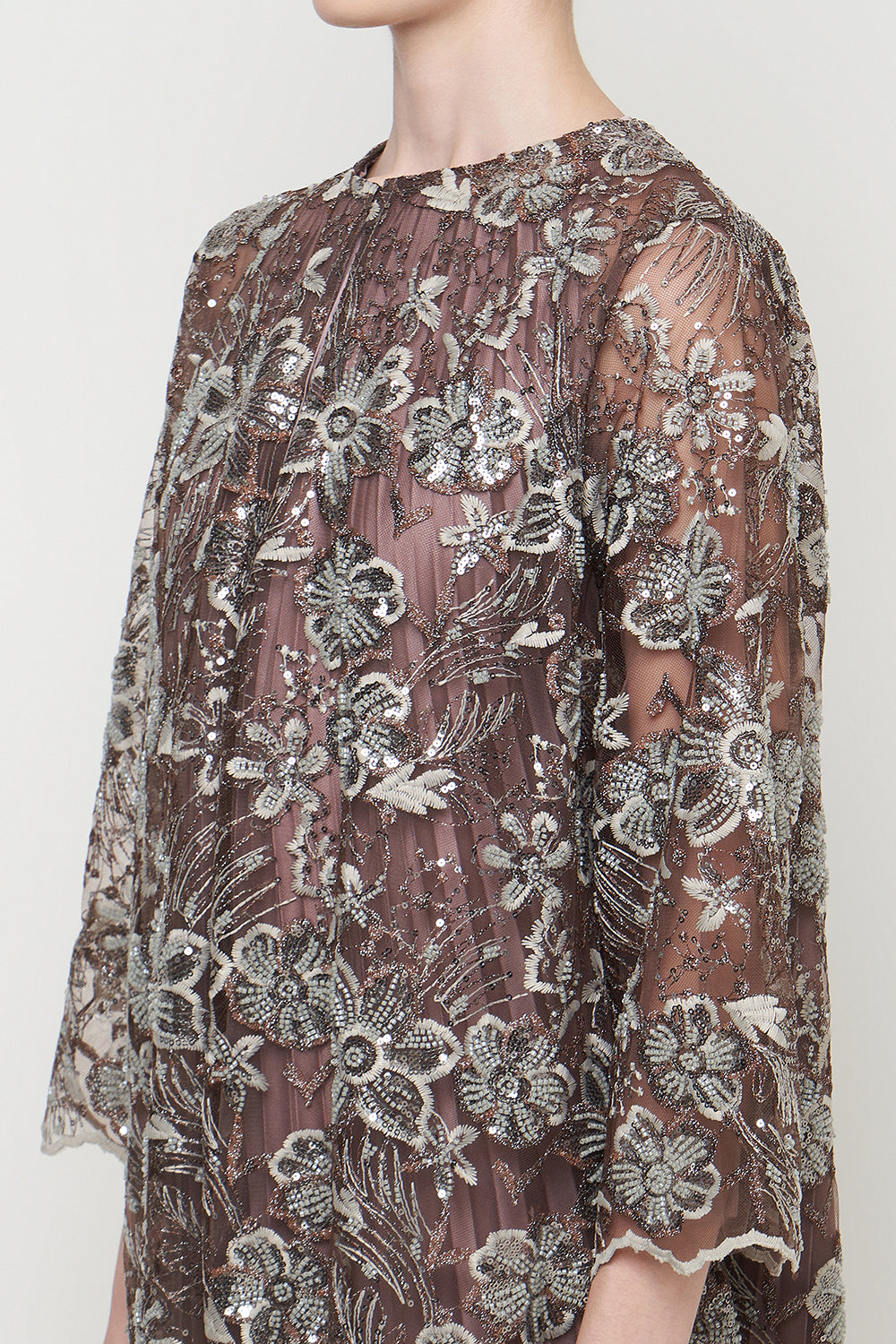 Bella Dress in Mauve