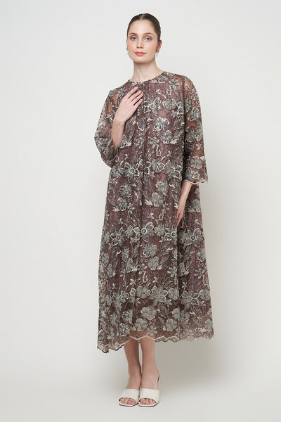Bella Dress in Mauve