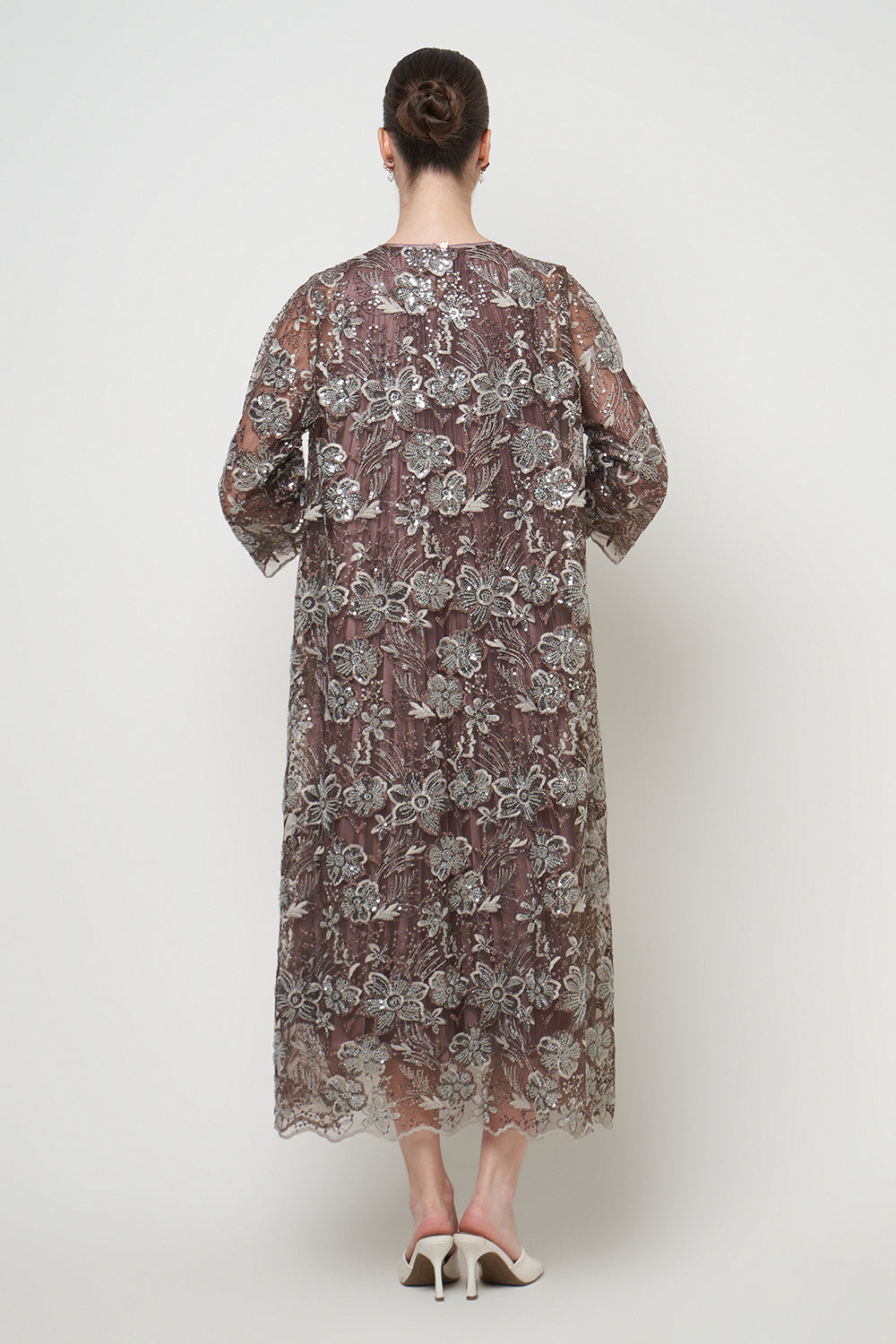Bella Dress in Mauve
