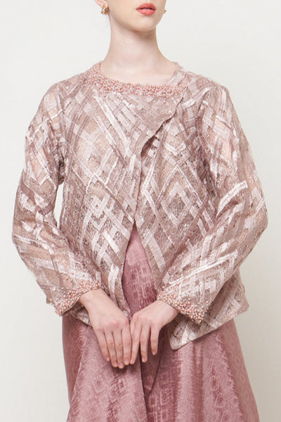 Iswari Kebaya Set in Dusty Pink