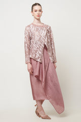 Iswari Kebaya Set in Dusty Pink
