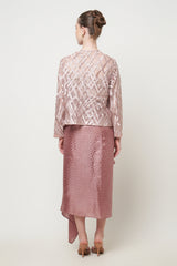 Iswari Kebaya Set in Dusty Pink
