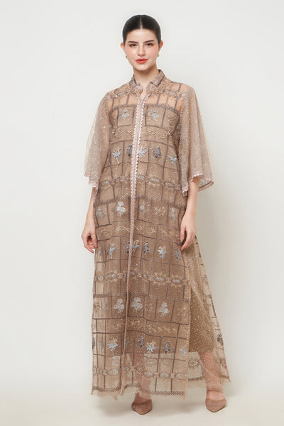 Inaya Dress in Chestnude