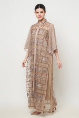 Inaya Dress in Chestnude