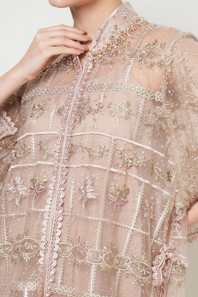 Inaya Dress in Nude Oat