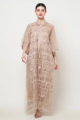 Inaya Dress in Nude Oat