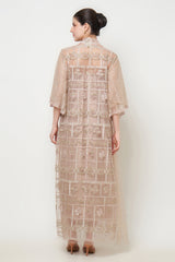 Inaya Dress in Nude Oat
