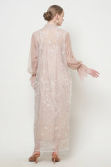 Arumi Dress in White Nude