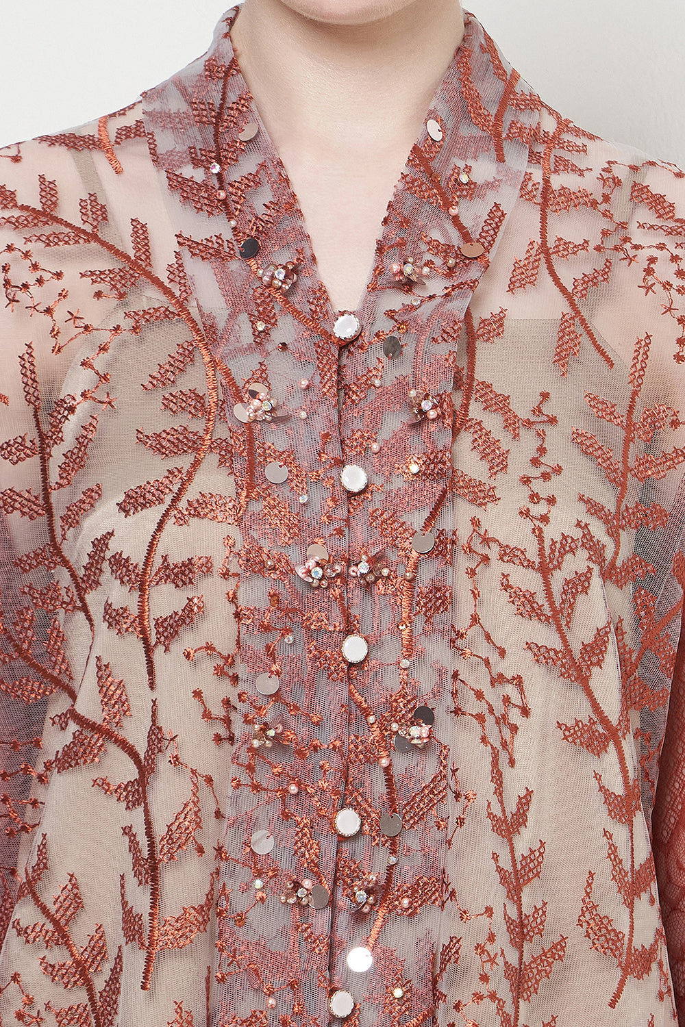 Gami Dress in Teracotta