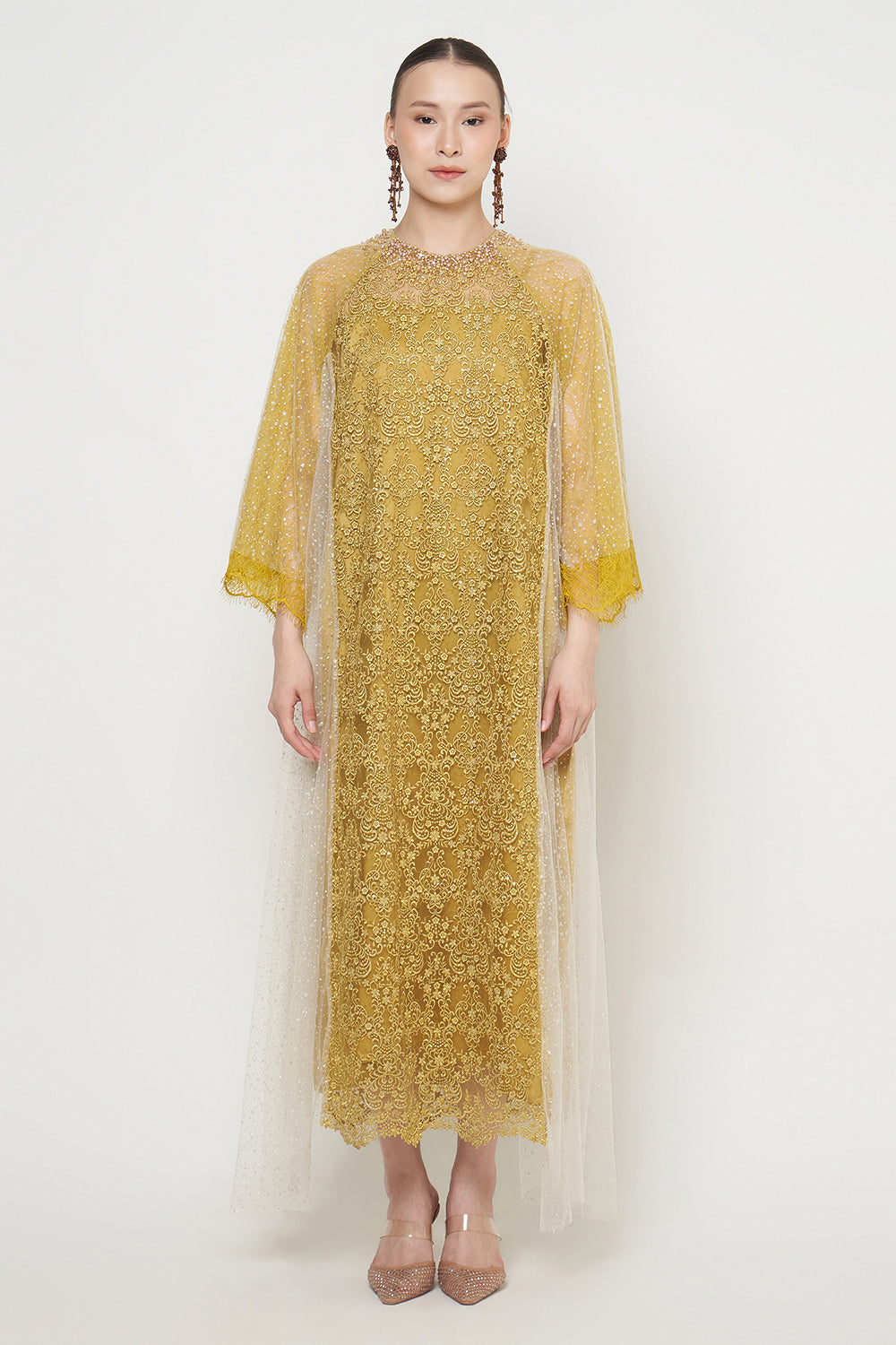 Maysaa Dress in Lime