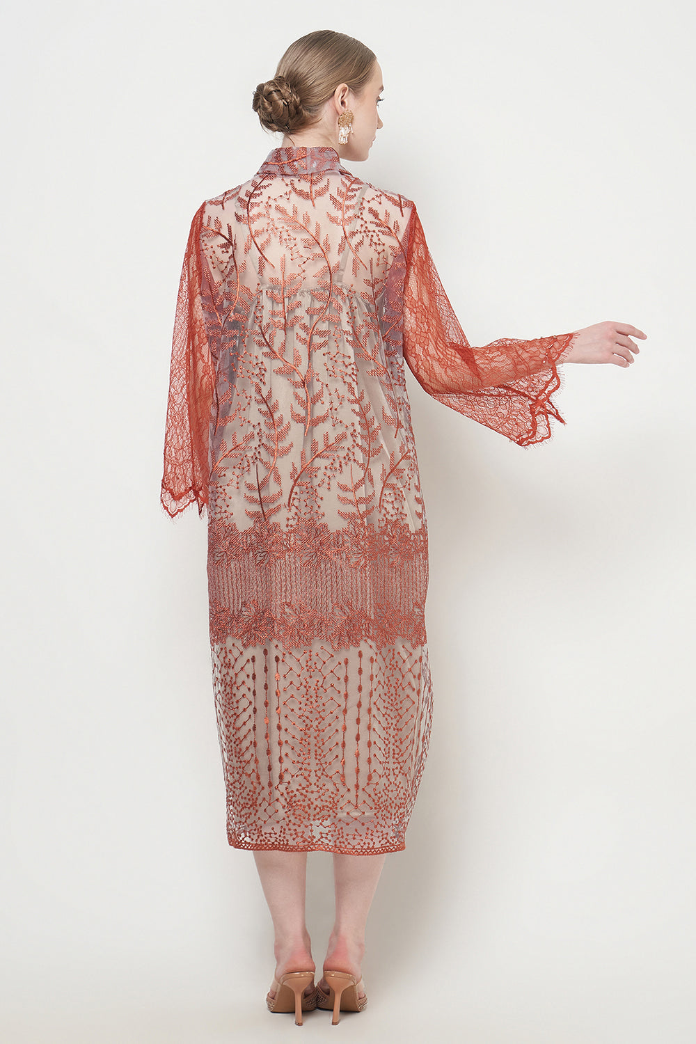 Gami Dress in Teracotta