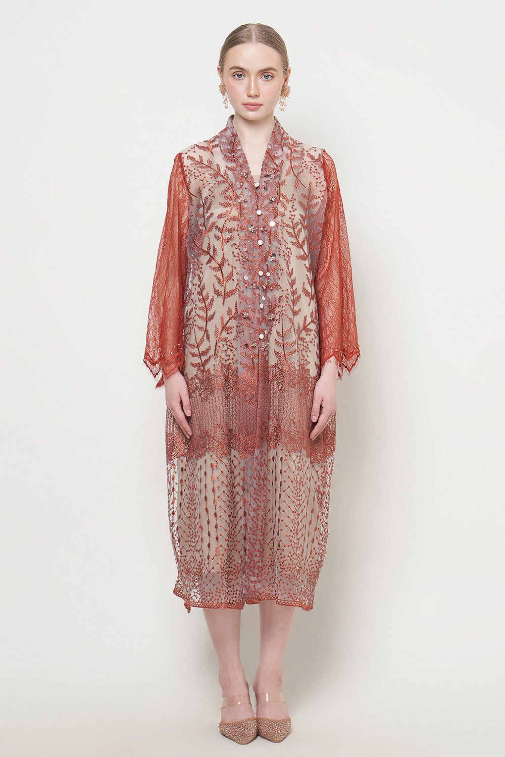 Gami Dress in Teracotta