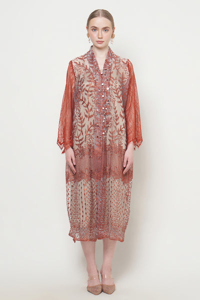 Gami Dress in Teracotta