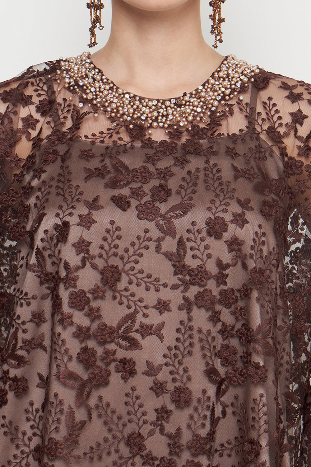 Zivana Raya Dress in Mahogany
