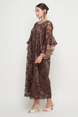 Zivana Raya Dress in Mahogany