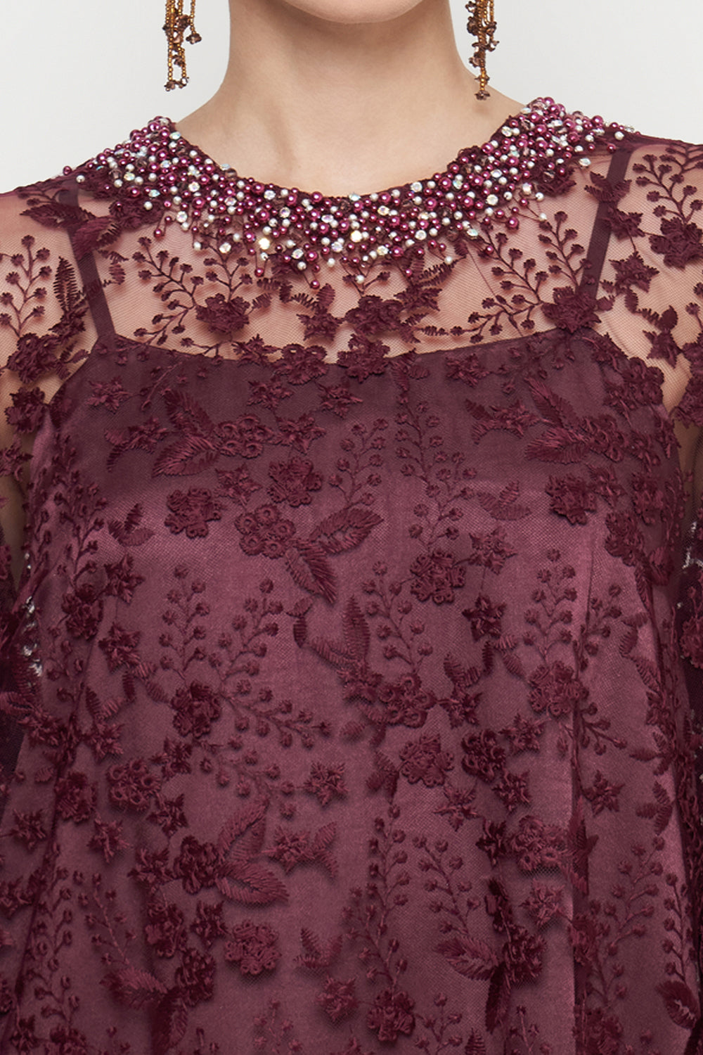 Zivana Raya Dress in Burgundy