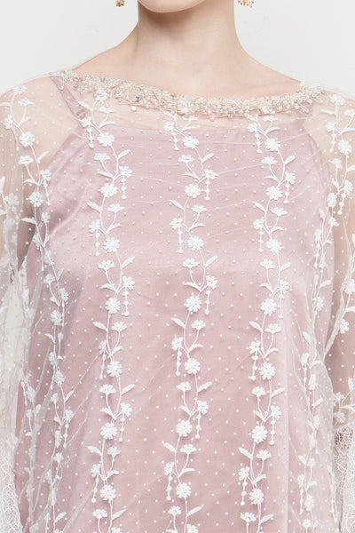 Sameera Dress in White