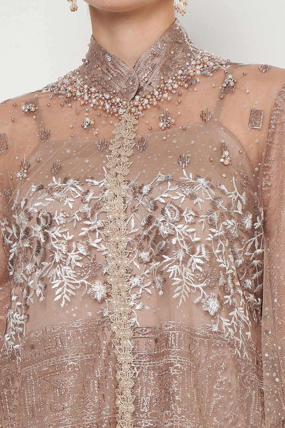 Inaya Dress in Bronze
